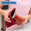 image:imageGORILLA GRIP Silicone Oven Mitts 550F Heat Resistant 125x83 BlackRed