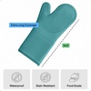 image:imageGORILLA GRIP Silicone Oven Mitts 550F Heat Resistant 125x83 BlackTurquoise