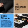 image:imageGORILLA GRIP Silicone Stove Cover for Electric Stoves 28x20 GrayBlack