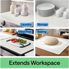 image:imageGORILLA GRIP Silicone Stove Cover for Electric Stoves 28x20 GrayWhite