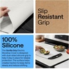 image:imageGORILLA GRIP Silicone Stove Cover for Electric Stoves 28x20 GrayWhite