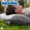 image:imageGORILLA GRIP SlipResistant Inflatable Sleeping Pad with Grip Dots Foot Pump Puncture Resistant Lightweight Camping Mattress Air Mats Travel Backpacking Inflating Bed Camp Sleep Pads Tent GrayGray