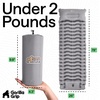 image:imageGORILLA GRIP SlipResistant Inflatable Sleeping Pad with Grip Dots Foot Pump Puncture Resistant Lightweight Camping Mattress Air Mats Travel Backpacking Inflating Bed Camp Sleep Pads Tent GrayGray