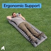 image:imageGORILLA GRIP SlipResistant Inflatable Sleeping Pad with Grip Dots Foot Pump Puncture Resistant Lightweight Camping Mattress Air Mats Travel Backpacking Inflating Bed Camp Sleep Pads Tent GrayGray