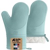 image:imageGORILLA GRIP Silicone Oven Mitts 550F Heat Resistant 125x83 BlackMint