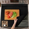 image:imageGORILLA GRIP Silicone Stove Cover for Electric Stoves 28x20 GrayBlack
