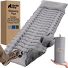 image:imageGORILLA GRIP SlipResistant Inflatable Sleeping Pad with Grip Dots Foot Pump Puncture Resistant Lightweight Camping Mattress Air Mats Travel Backpacking Inflating Bed Camp Sleep Pads Tent GrayGray