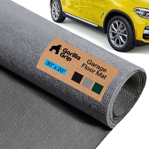 image:imageGORILLA GRIP Garage Floor Mat for Under Car Protection 35x28 BlackGray