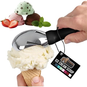 image:imageGORILLA GRIP Heavy Duty Ice Cream Scoop Professional Scooper BlackBlack