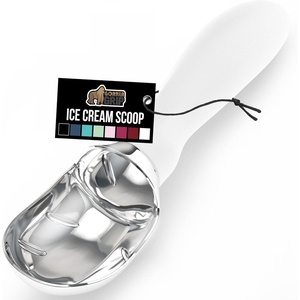 image:imageGORILLA GRIP Heavy Duty Ice Cream Scoop Professional Scooper BlackWhite