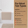 image:imageGORILLA GRIP Bath Tub Shower Mat Bathtub Floor Liner 35x16 ClearBeige Opaque
