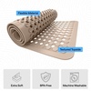 image:imageGORILLA GRIP Bath Tub Shower Mat Bathtub Floor Liner 35x16 ClearBeige Opaque