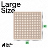image:imageGORILLA GRIP Bath Tub Shower Mat Bathtub Floor Liner 35x16 ClearBeige Opaque