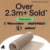 image:imageGORILLA GRIP Bath Tub Shower Mat Bathtub Floor Liner 35x16 ClearBeige Opaque