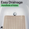 image:imageGORILLA GRIP Bath Tub Shower Mat Bathtub Floor Liner 35x16 ClearBeige Opaque