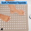 image:imageGORILLA GRIP Bath Tub Shower Mat Bathtub Floor Liner 35x16 ClearBeige Opaque