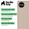 image:imageGORILLA GRIP Bath Tub Shower Mat Bathtub Floor Liner 35x16 ClearBeige Opaque