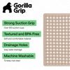 image:imageGORILLA GRIP Bath Tub Shower Mat Bathtub Floor Liner 35x16 ClearBeige Opaque