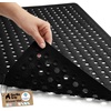 image:imageGORILLA GRIP Bath Tub Shower Mat Bathtub Floor Liner 35x16 ClearBlack Opaque