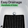 image:imageGORILLA GRIP Bath Tub Shower Mat Bathtub Floor Liner 35x16 ClearBlack Opaque