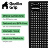 image:imageGORILLA GRIP Bath Tub Shower Mat Bathtub Floor Liner 35x16 ClearBlack Opaque