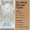 image:imageGORILLA GRIP Bath Tub Shower Mat Bathtub Floor Liner 35x16 ClearBlue Translucent