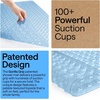 image:imageGORILLA GRIP Bath Tub Shower Mat Bathtub Floor Liner 35x16 ClearBlue Translucent