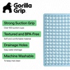 image:imageGORILLA GRIP Bath Tub Shower Mat Bathtub Floor Liner 35x16 ClearBlue Translucent