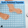 image:imageGORILLA GRIP Bath Tub Shower Mat Bathtub Floor Liner 35x16 ClearBlue Translucent