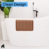 image:imageGORILLA GRIP Bath Tub Shower Mat Bathtub Floor Liner 35x16 ClearBrown Translucent