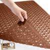 image:imageGORILLA GRIP Bath Tub Shower Mat Bathtub Floor Liner 35x16 ClearBrown Translucent