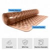 image:imageGORILLA GRIP Bath Tub Shower Mat Bathtub Floor Liner 35x16 ClearBrown Translucent