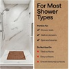 image:imageGORILLA GRIP Bath Tub Shower Mat Bathtub Floor Liner 35x16 ClearBrown Translucent