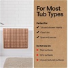 image:imageGORILLA GRIP Bath Tub Shower Mat Bathtub Floor Liner 35x16 ClearBrown Translucent