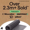 image:imageGORILLA GRIP Bath Tub Shower Mat Bathtub Floor Liner 35x16 ClearCharcoal Opaque