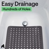 image:imageGORILLA GRIP Bath Tub Shower Mat Bathtub Floor Liner 35x16 ClearCharcoal Opaque