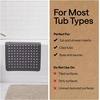 image:imageGORILLA GRIP Bath Tub Shower Mat Bathtub Floor Liner 35x16 ClearCharcoal Opaque