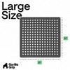 image:imageGORILLA GRIP Bath Tub Shower Mat Bathtub Floor Liner 35x16 ClearCharcoal Opaque