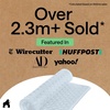 image:imageGORILLA GRIP Bath Tub Shower Mat Bathtub Floor Liner 35x16 ClearFrosted Ice
