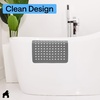 image:imageGORILLA GRIP Bath Tub Shower Mat Bathtub Floor Liner 35x16 ClearGray Opaque