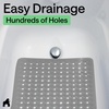 image:imageGORILLA GRIP Bath Tub Shower Mat Bathtub Floor Liner 35x16 ClearGray Opaque