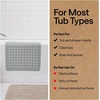 image:imageGORILLA GRIP Bath Tub Shower Mat Bathtub Floor Liner 35x16 ClearGray Opaque