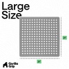 image:imageGORILLA GRIP Bath Tub Shower Mat Bathtub Floor Liner 35x16 ClearGray Opaque