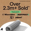 image:imageGORILLA GRIP Bath Tub Shower Mat Bathtub Floor Liner 35x16 ClearGray Opaque