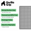 image:imageGORILLA GRIP Bath Tub Shower Mat Bathtub Floor Liner 35x16 ClearGray Opaque