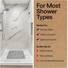 image:imageGORILLA GRIP Bath Tub Shower Mat Bathtub Floor Liner 35x16 ClearGray Opaque
