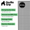image:imageGORILLA GRIP Bath Tub Shower Mat Bathtub Floor Liner 35x16 ClearGray Opaque