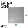 image:imageGORILLA GRIP Bath Tub Shower Mat Bathtub Floor Liner 35x16 ClearGray Translucent