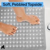 image:imageGORILLA GRIP Bath Tub Shower Mat Bathtub Floor Liner 35x16 ClearGray Translucent