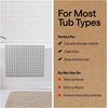 image:imageGORILLA GRIP Bath Tub Shower Mat Bathtub Floor Liner 35x16 ClearGray Translucent